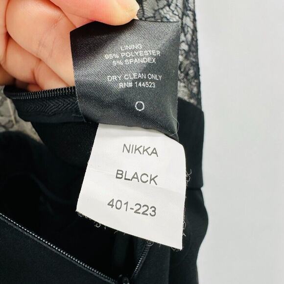 Noam Hanoch Nikka Bandeau Lace Jumpsuit Sz 2 Black Knit ASO Taylor Swift Dance - Picture 11 of 13